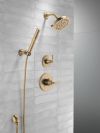 DELTA Grail Premium Single-Setting Adjustable Wall Mount Hand Shower — Champagne Bronze
