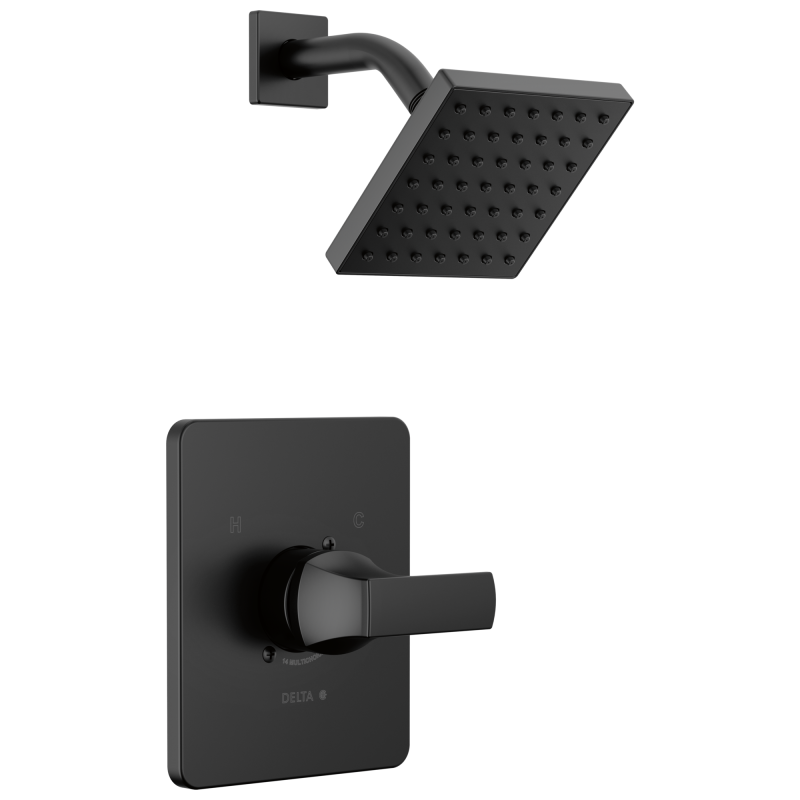 DELTA Velum Monitor 14 Series Shower Trim — Matte Black
