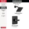 DELTA Velum Monitor 14 Series Shower Trim — Matte Black