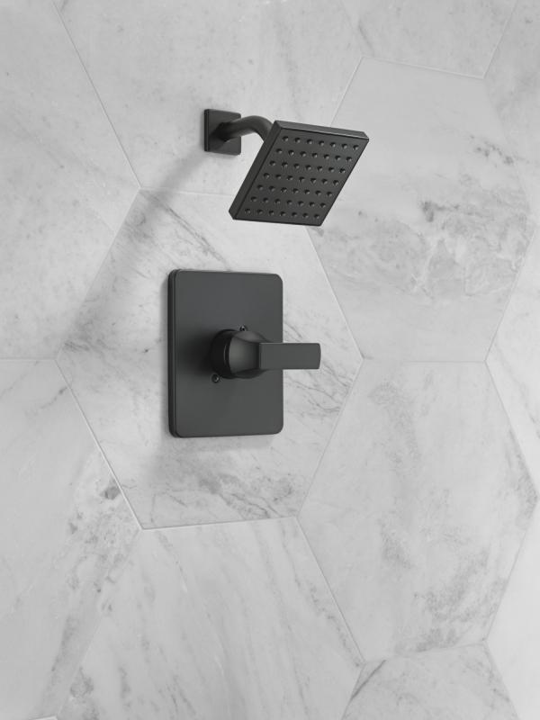 DELTA Velum Monitor 14 Series Shower Trim — Matte Black