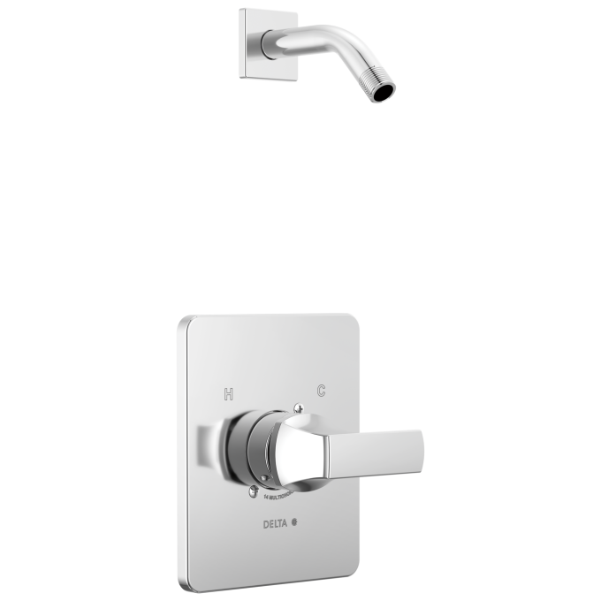 DELTA Velum Monitor 14 Series Shower Trim - Less Head — Chrome