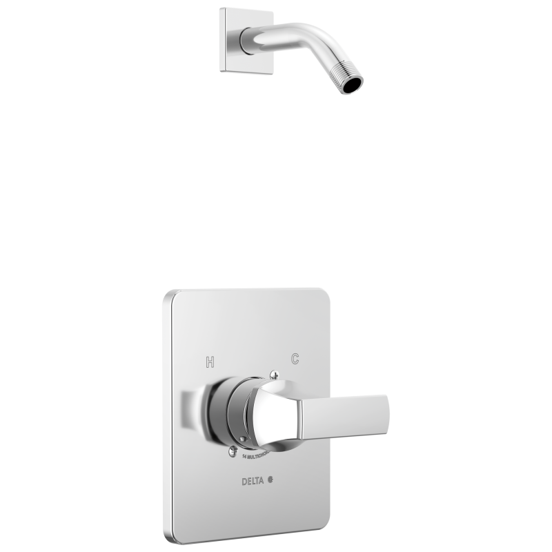 DELTA Velum Monitor 14 Series Shower Trim - Less Head — Chrome