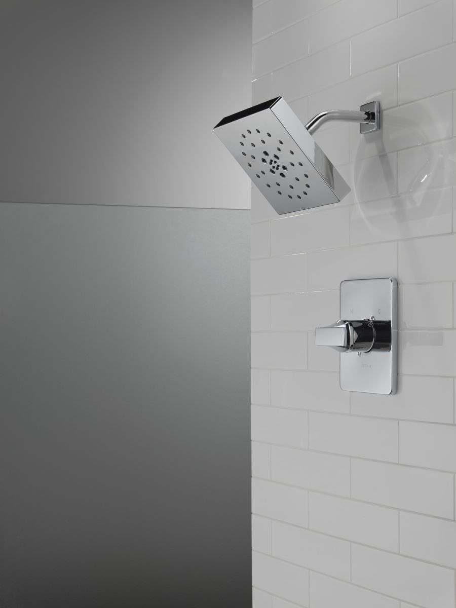 DELTA Velum Monitor 14 Series Shower Trim - Less Head — Chrome