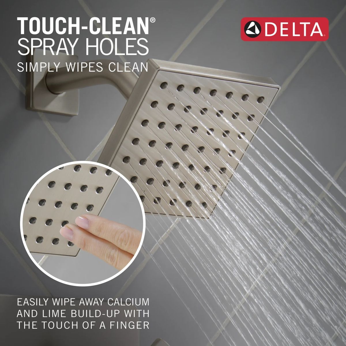 DELTA Velum Monitor 14 Series Shower Trim — Stainless