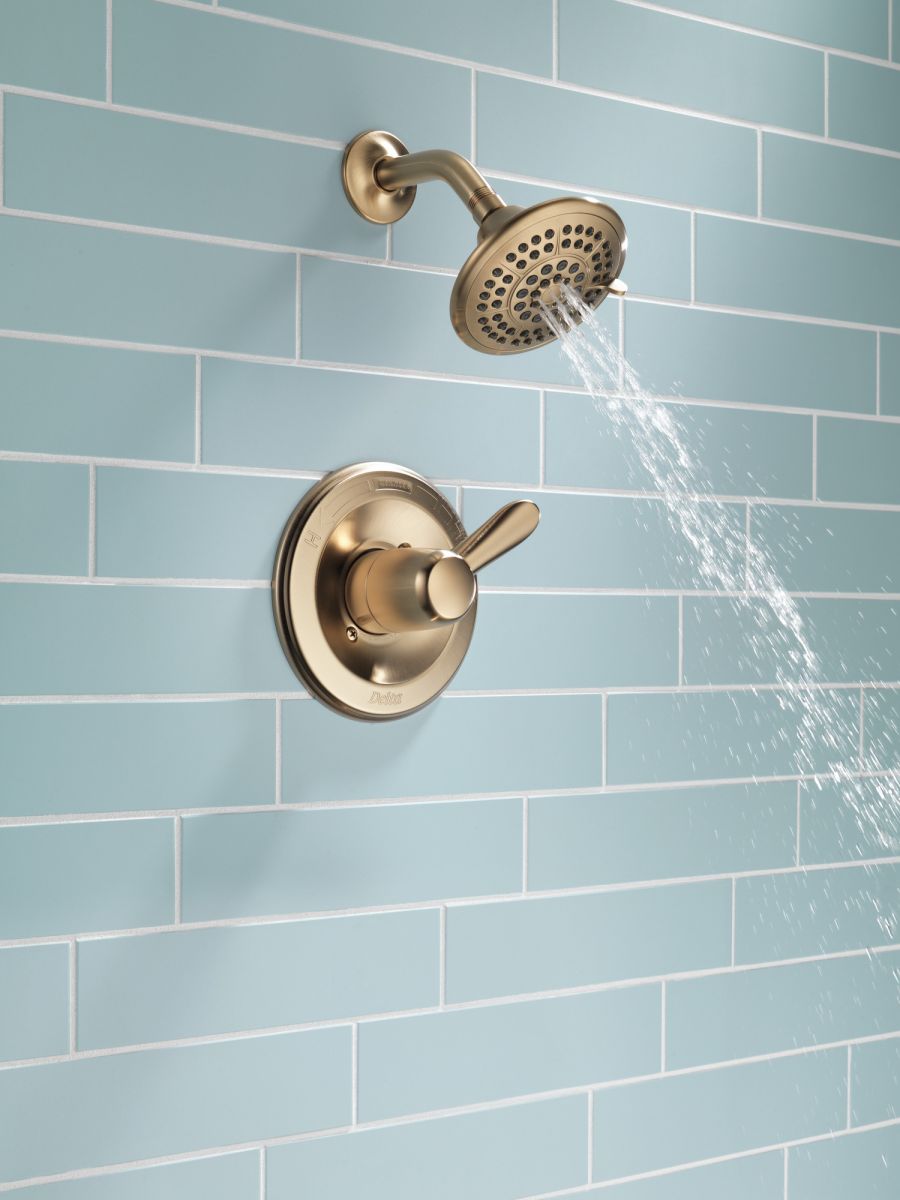 DELTA Lahara Monitor 14 Series Shower Trim — Champagne Bronze