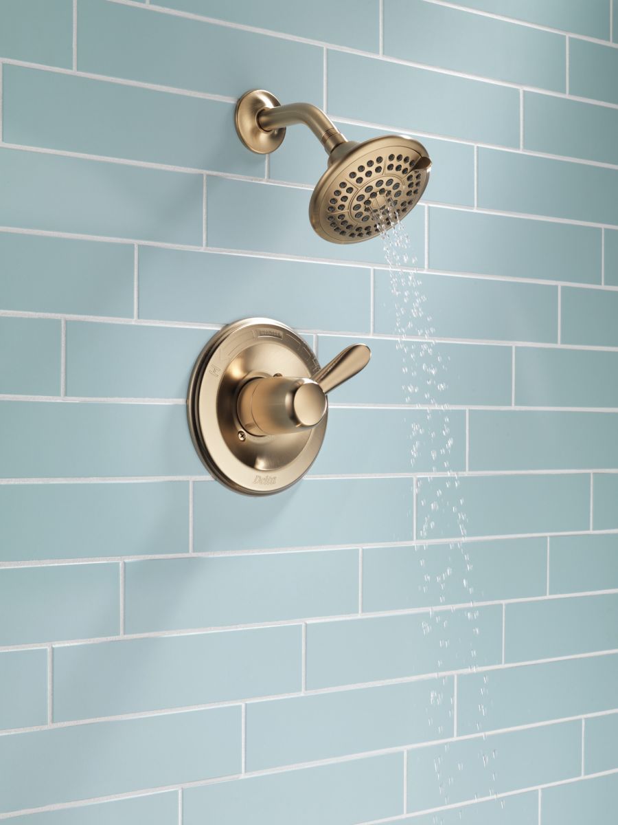 DELTA Lahara Monitor 14 Series Shower Trim — Champagne Bronze