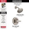 DELTA Lahara Monitor 14 Series Shower Trim — Stainless
