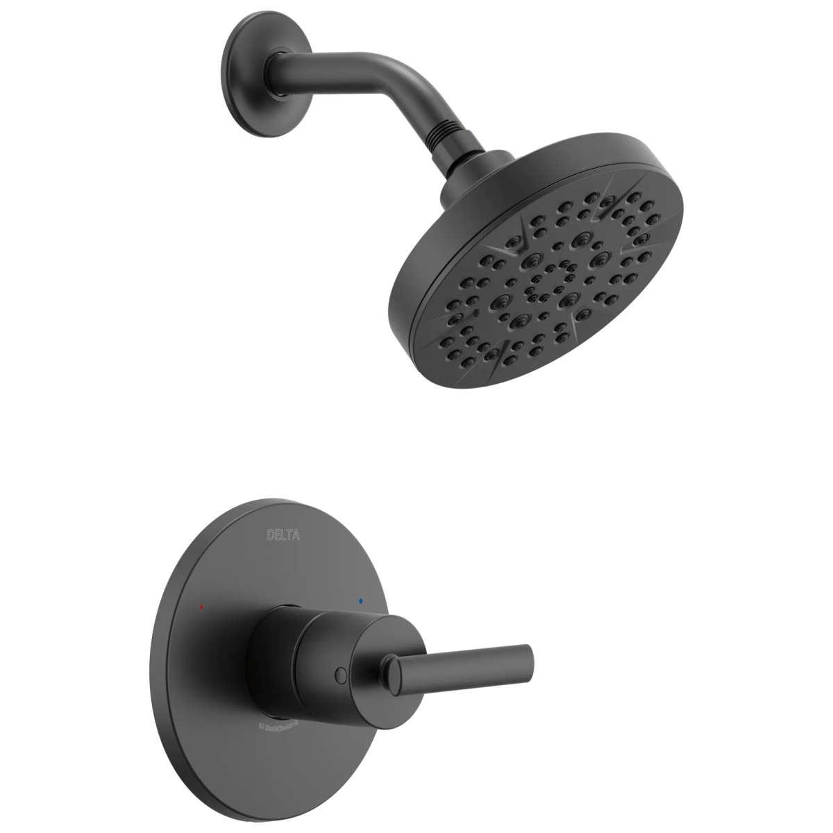 DELTA Altado Monitor 14 Series Shower Trim — Matte Black