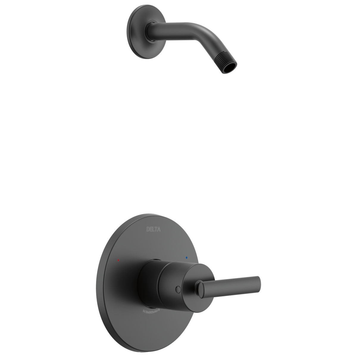 DELTA Altado Monitor 14 Series Shower Trim - Less Head — Matte Black