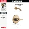 DELTA Altado Monitor 14 Series Shower Trim - Less Head — Champagne Bronze