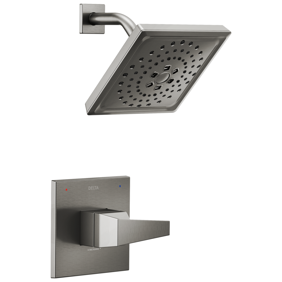 DELTA Trillian 14 Series H2Okinetic Shower Only Trim — Lumicoat® Black Stainless