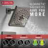 DELTA Trillian 14 Series H2Okinetic Shower Only Trim — Lumicoat® Black Stainless