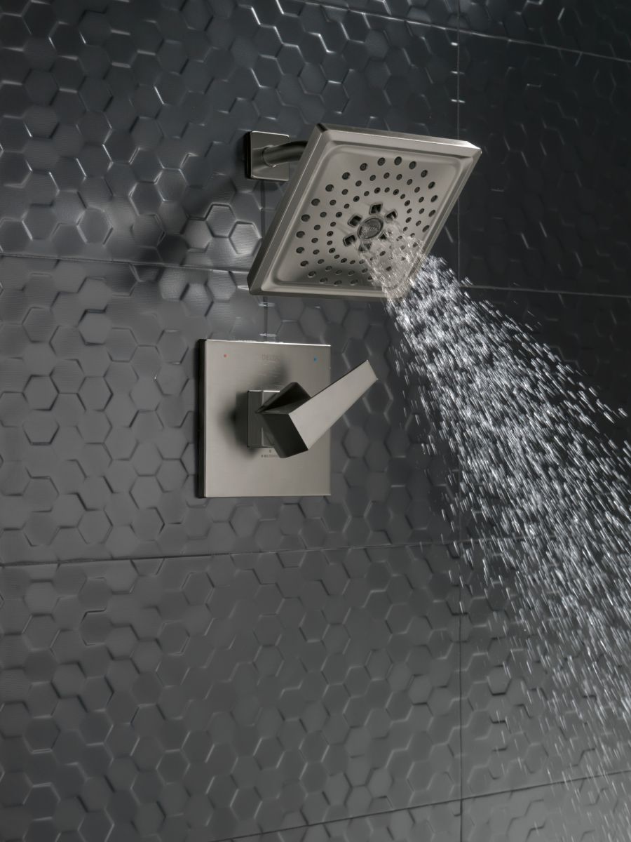 DELTA Trillian 14 Series H2Okinetic Shower Only Trim — Lumicoat® Black Stainless