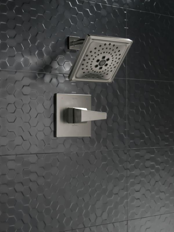 DELTA Trillian 14 Series H2Okinetic Shower Only Trim — Lumicoat® Black Stainless