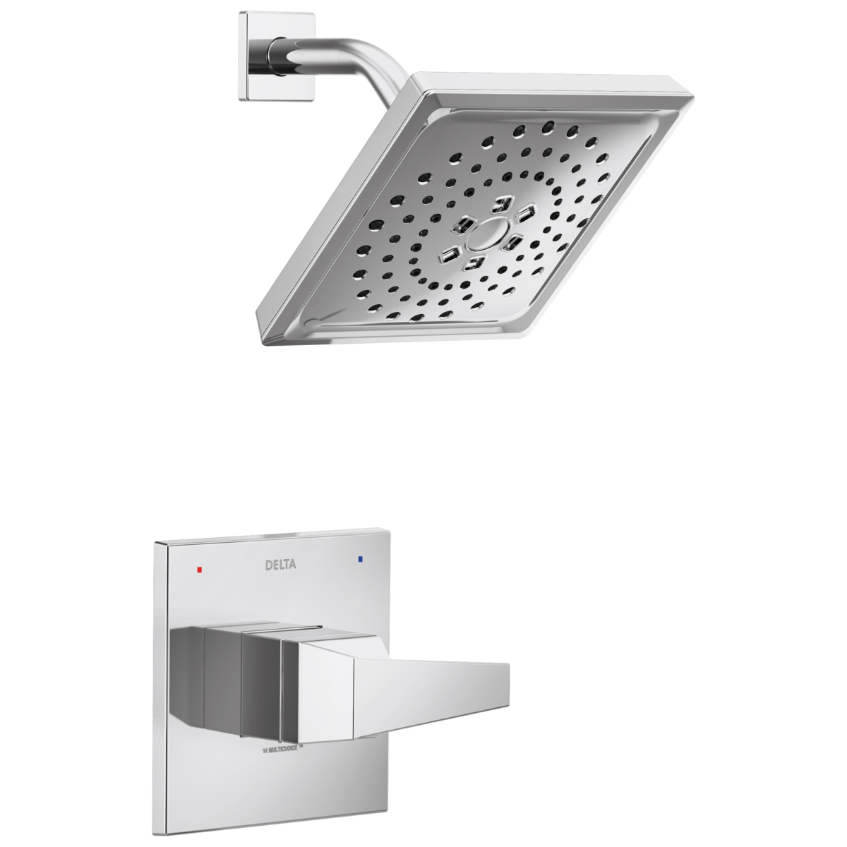 DELTA Trillian 14Series H2Okinetic Shower Only Trim — Lumicoat® Chrome