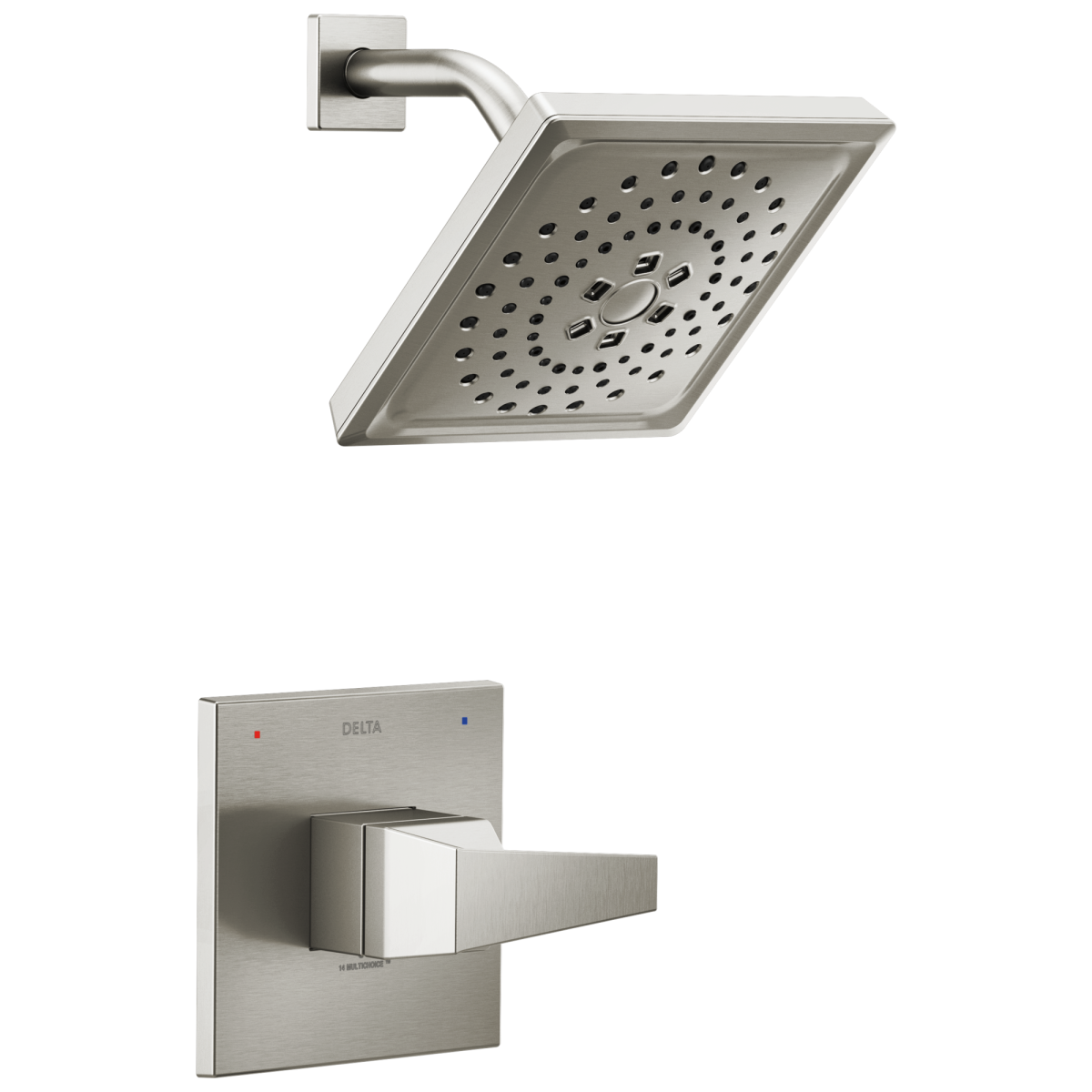 DELTA Trillian 14 Series H2Okinetic Shower Only Trim — Lumicoat® Stainless