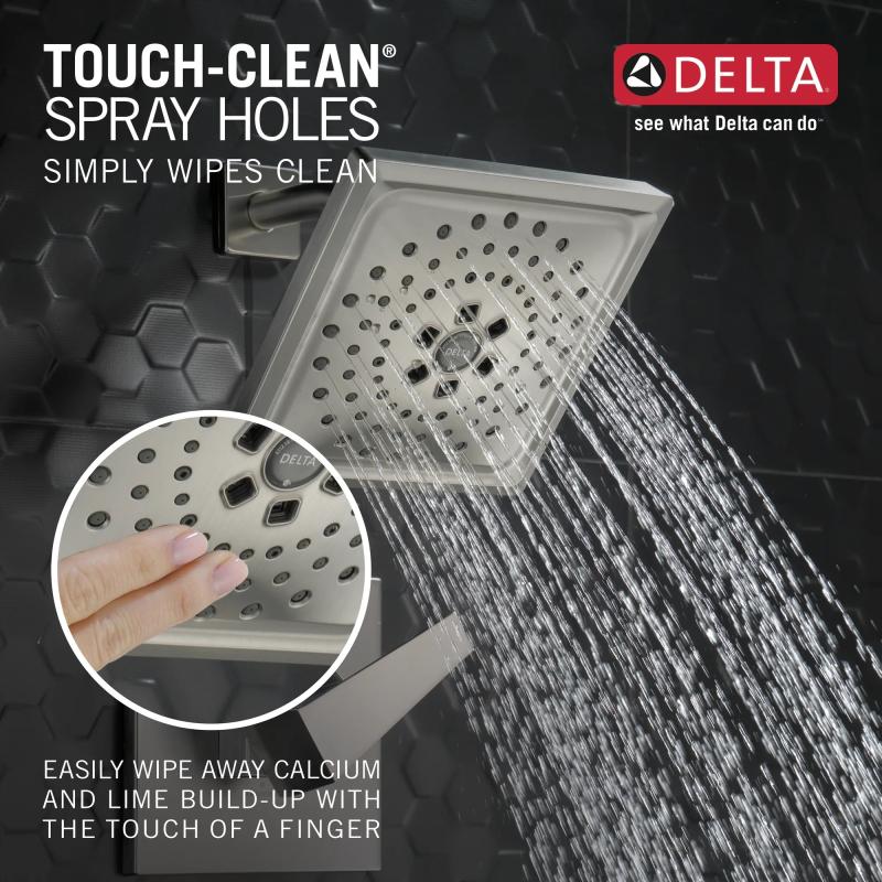 DELTA Trillian 14 Series H2Okinetic Shower Only Trim — Lumicoat® Stainless