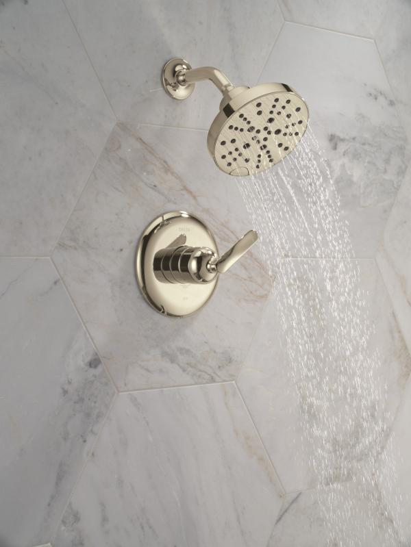 DELTA Bonacci 14 Series Shower Trim — Lumicoat® Polished Nickel