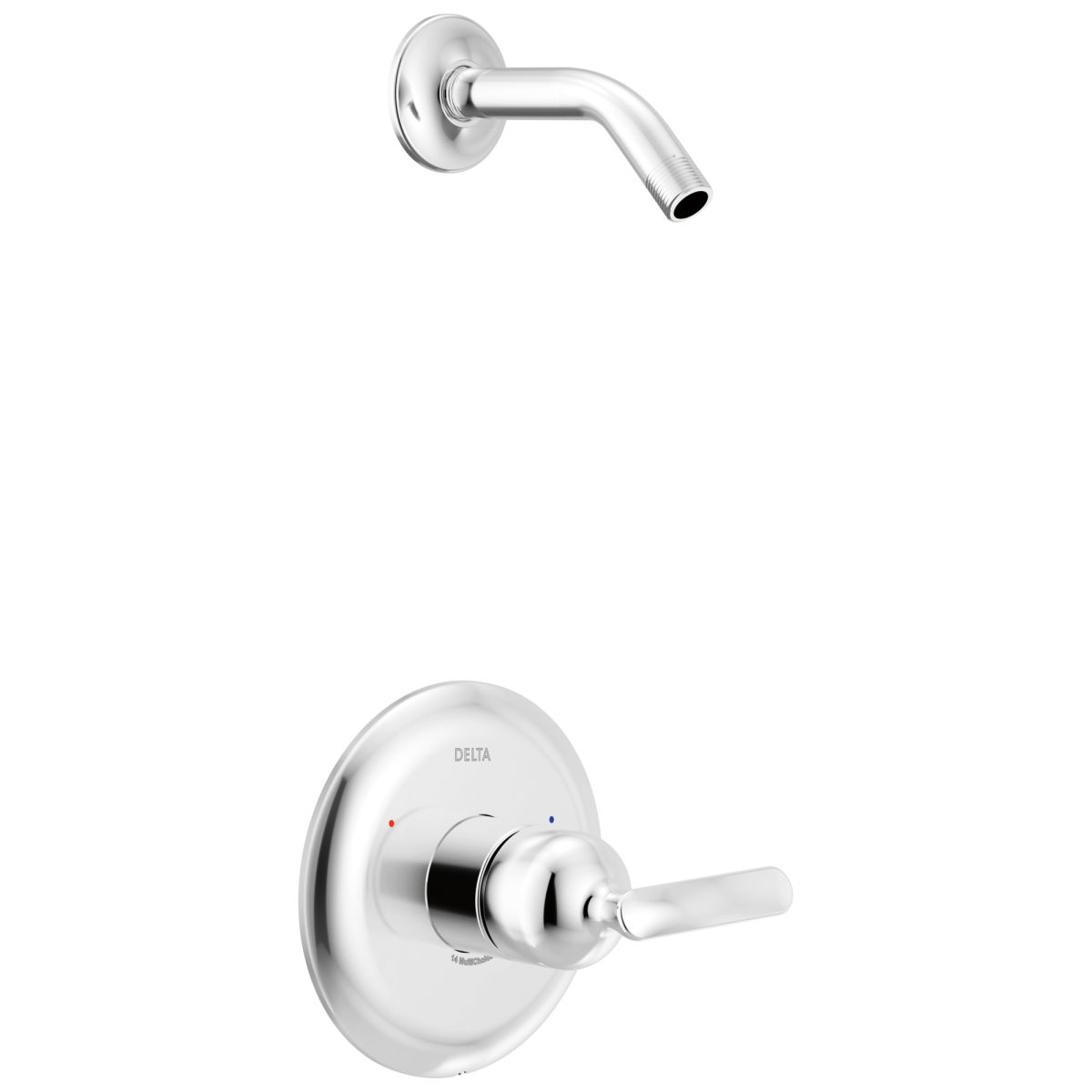 DELTA Bonacci 14 Series Shower Trim - Less Head — Lumicoat® Chrome