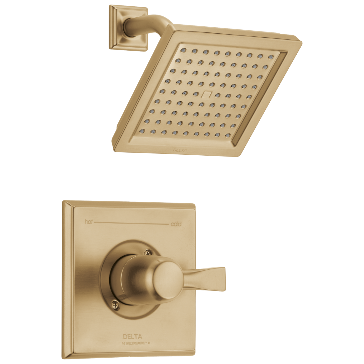 DELTA Dryden Monitor 14 Series Shower Trim — Champagne Bronze