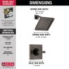 DELTA Dryden Monitor 14 Series Shower Trim — Venetian Bronze