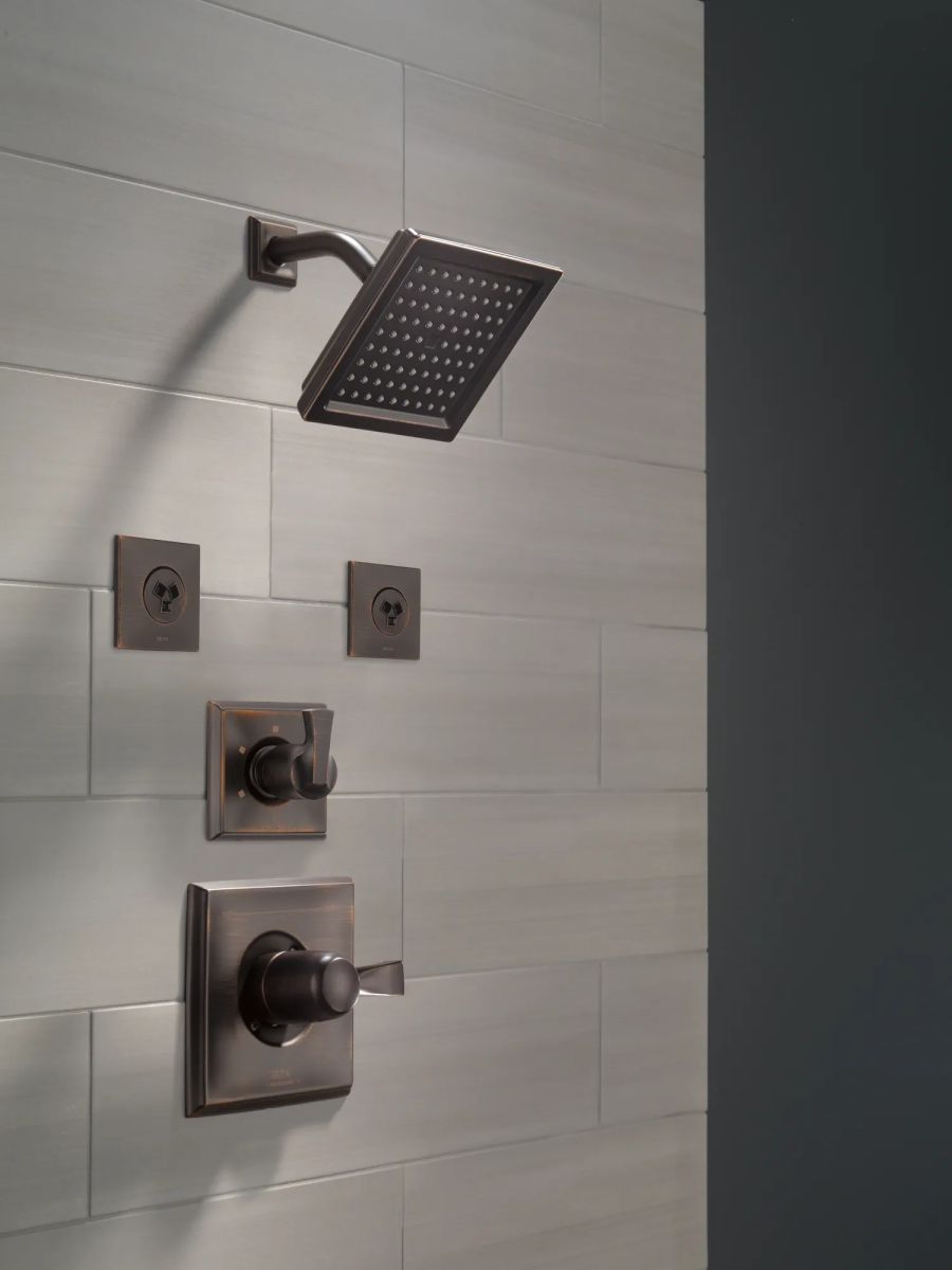 DELTA Dryden 3-Setting 2-Port Diverter Trim — Venetian Bronze
