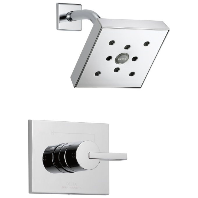 DELTA Vero Monitor 14 Series H2OKINETIC Shower Trim — Chrome