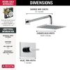 DELTA Vero Monitor 14 Series Shower Trim — Chrome