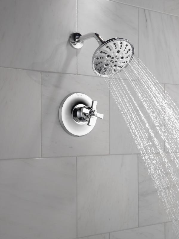 DELTA Dorval Handle - Volume FM Tub Filler/ 14S — Chrome
