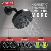 DELTA Trinsic H2OKINETIC Single Handle Shower Trim — Matte Black