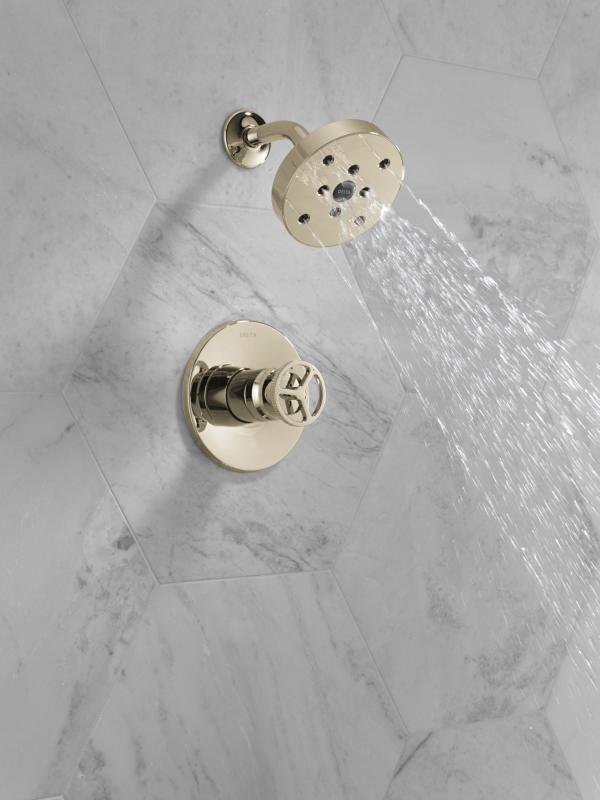 DELTA Trinsic H2OKINETIC Single Handle Shower Trim — Polished Nickel