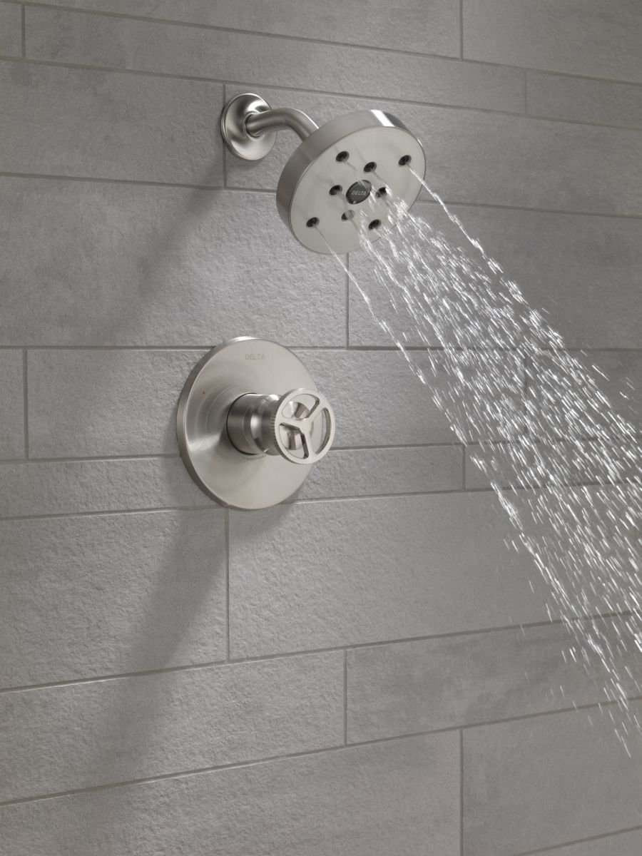 DELTA Trinsic H2OKINETIC Single Handle Shower Trim — Stainless