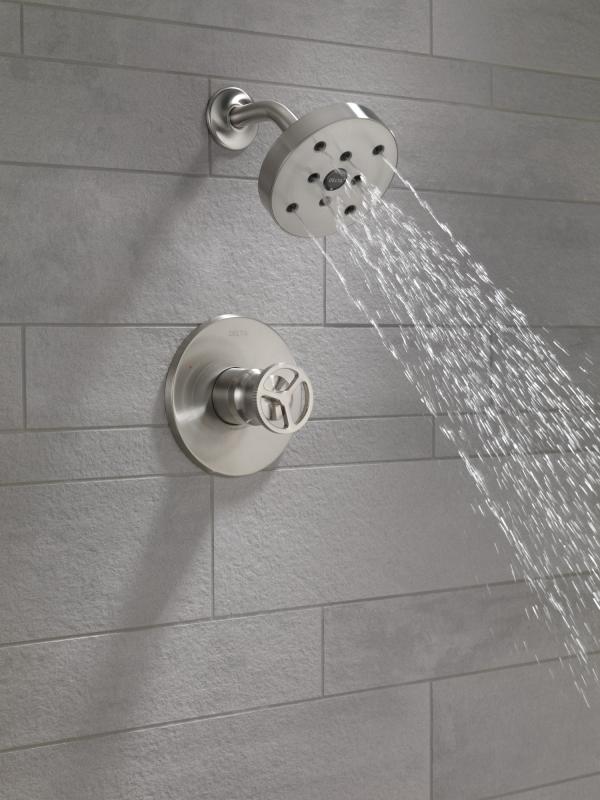 DELTA Trinsic H2OKINETIC Single Handle Shower Trim — Stainless