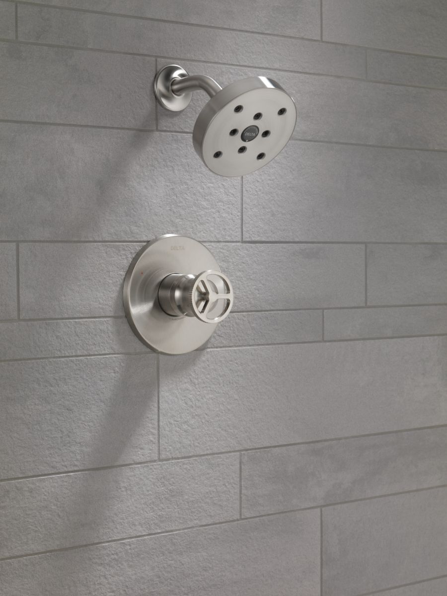 DELTA Trinsic H2OKINETIC Single Handle Shower Trim — Stainless
