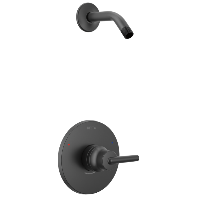 DELTA Trinsic Monitor 14 Series Shower Trim - Less Head — Matte Black