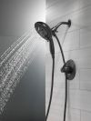 DELTA Universal Showering Components H2OKINETIC In2ition 5-Setting Two-in-One Shower — Matte Black