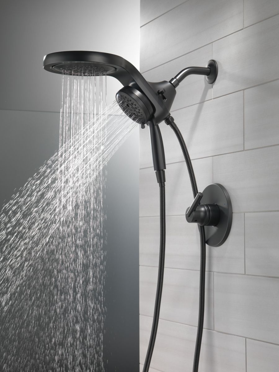 DELTA Trinsic Monitor 14 Series Shower Trim - Less Head — Matte Black
