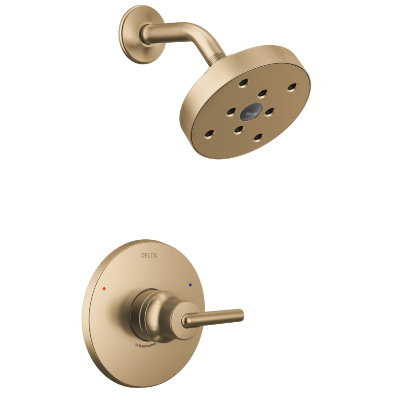DELTA Trinsic Monitor 14 Series H2OKINETIC Shower Trim — Champagne Bronze