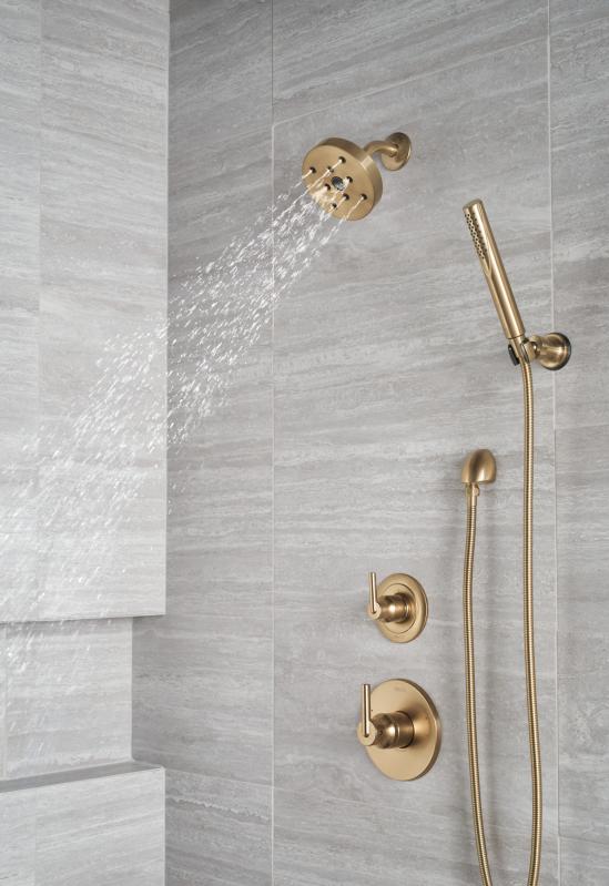 DELTA Trinsic Monitor 14 Series H2OKINETIC Shower Trim — Champagne Bronze