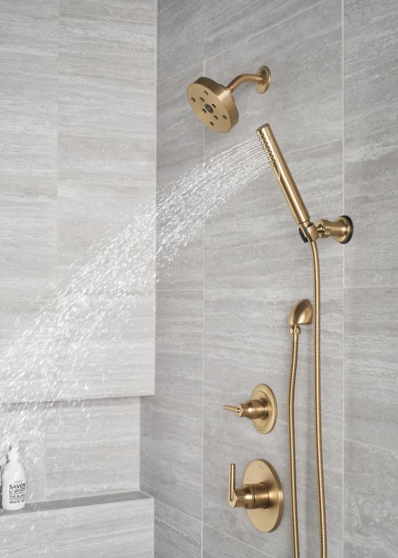 DELTA Trinsic Monitor 14 Series H2OKINETIC Shower Trim — Champagne Bronze