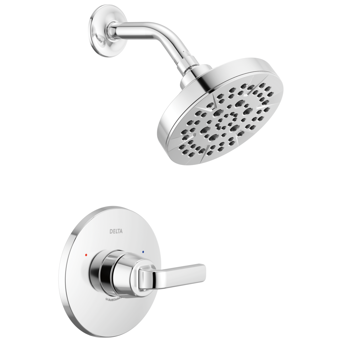 DELTA Lineax Monitor 14 Series Shower Trim — Chrome