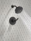 DELTA Lineax Monitor 14 Series Shower Trim — Matte Black
