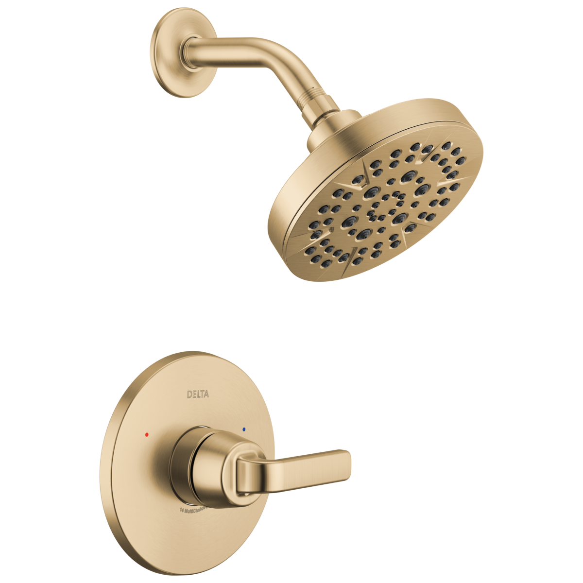 DELTA Lineax Monitor 14 Series Shower Trim — Champagne Bronze