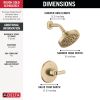 DELTA Lineax Monitor 14 Series Shower Trim — Champagne Bronze