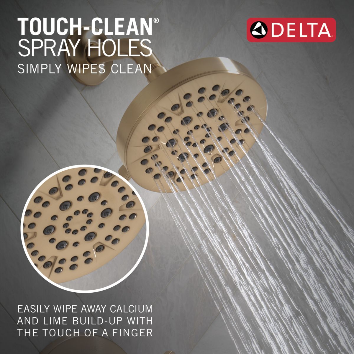 DELTA Lineax Monitor 14 Series Shower Trim — Champagne Bronze