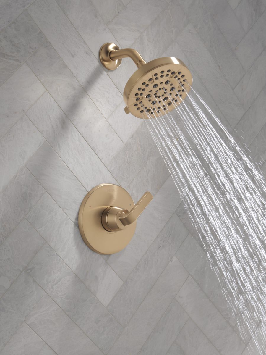 DELTA Lineax Monitor 14 Series Shower Trim — Champagne Bronze