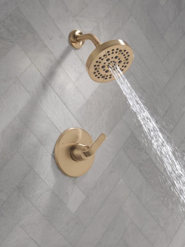 DELTA Lineax Monitor 14 Series Shower Trim — Champagne Bronze
