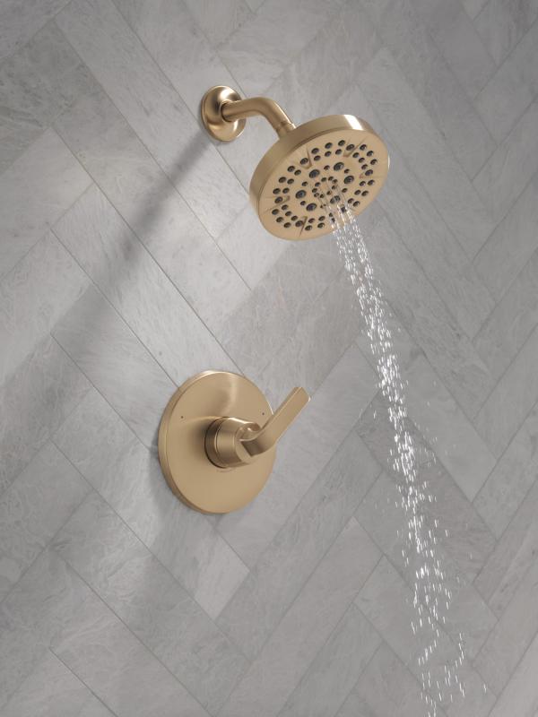 DELTA Lineax Monitor 14 Series Shower Trim — Champagne Bronze