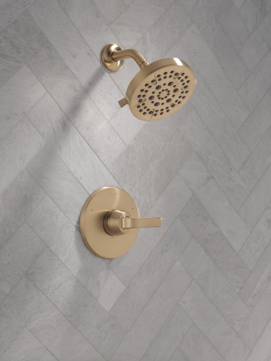DELTA Lineax Monitor 14 Series Shower Trim — Champagne Bronze