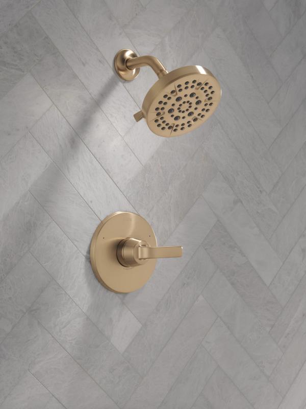 DELTA Lineax Monitor 14 Series Shower Trim — Champagne Bronze
